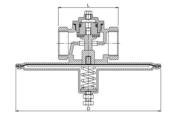 Micro Pressure Type Direct Activated Pressure Reducing Valve Micro Pressure Type Direct Activated Pressure Reducing Valve